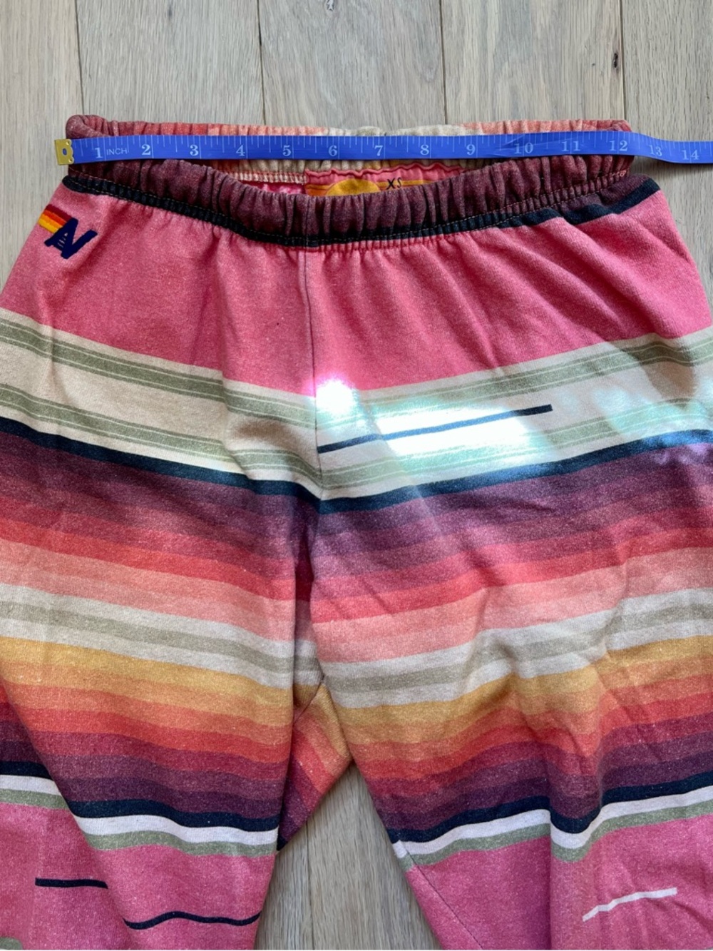 Aviator Nation Tribal Print Sweatpants Lightning Bolt Size Extra Small - Picture 7 of 11